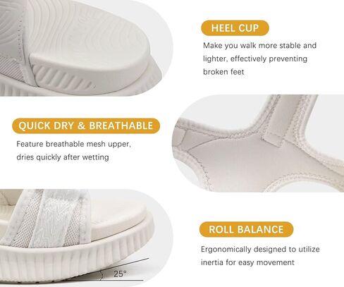KuaiLu Womens Orthopedic Walking Sandals Recovery Sport Outdoor Hiking Water Sandles Thick Athletic Cushion Adjustable Strap Sandals with Comfortable Plantar Fasciitis Arch Support in Saudi Arabia