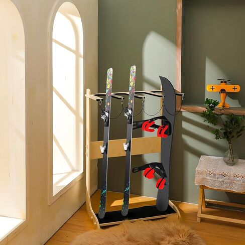 Freestanding Surfboard Rack Vertical Surfboard Storage Rack Skateboard Surfboard Stand Holder Indoor Surfboard Storage for Wakeboard Shortboard Longboard Display in Saudi Arabia