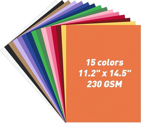 15 PCS 13.5 "× 17.1" لوحة ملصقات ملصقات متنوعة ملونة الملصقات 230 GSM لوحات الرؤية الذكية الفارغة السميكة للرسالة المدرسية الفنية Craft Diy Party Decorations Science Fair Supplies Supplies in Kuwait