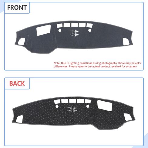 Dashboard Cover Mat Compatible with Kia Telluride 2020-2024 Dashboard Dash Cover Nonslip Black Mat Sun Pad Dash Carpet Sunshade Glare UV Rays Protector Car Interior Accessories-Without HUD in Kuwait