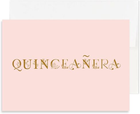 Simply Uncaged Christian Gifts Card for Quinceañera | 5’X7’ Birthday Card for 15 Year Old (Single (Quinceañera)) in Saudi Arabia