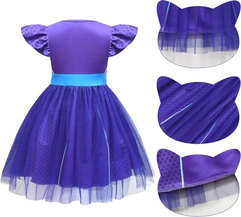 Tulle Mesh Cosplay Dresses Becities Contume Withbeds and Mask لعيد ميلاد عيد الميلاد للأميرة in Kuwait