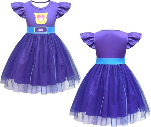 Tulle Mesh Cosplay Dresses Becities Contume Withbeds and Mask لعيد ميلاد عيد الميلاد للأميرة in Kuwait