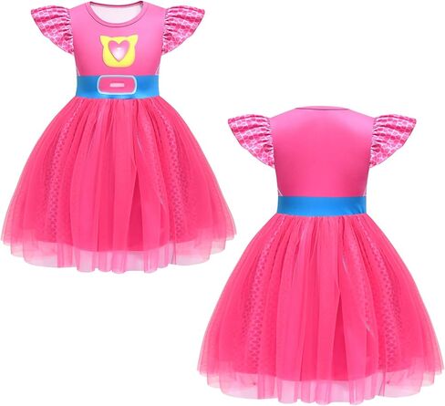 Tulle Mesh Cosplay Dresses Becities Contume Withbeds and Mask لعيد ميلاد عيد الميلاد للأميرة in Kuwait
