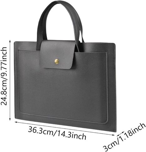 Laptop Carrier for 13/14inch Devices - Briefcase for Office Use, black in Kuwait