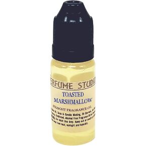 Perfume Studio Marshmallow Fragrance Oil for Soap Making, Candle Making, Perfume Making, Air Fresheners, Body Mists, Incense, Hair & Skincare Products. Pure Parfum; 12ml (Toasted Marshmallow)