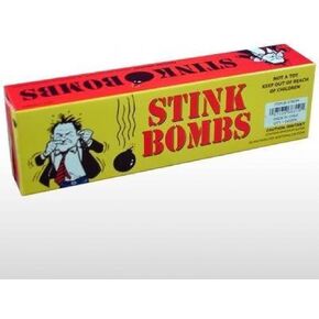 Rhode Island Novelty Stink Bombs Yellow Box