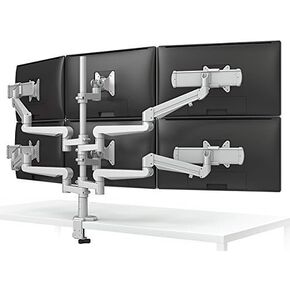 EVOLVE6-FMS-SLV Six Monitor Arms
