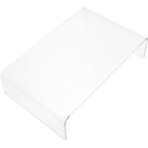 Acrylic Monitor Stand Riser for Home Office Computer Riser Keyboard Storage Desktop Organizer for Better Posture and Workspace Efficiency