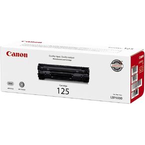 CANON CARTRIDGE 125 BLACK TONER - FOR CANON IMAGECLASS LBP6000 - CGR125 - EST YI (3484B001AA) -