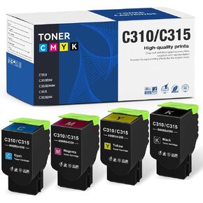 C310 C315 Toner Cartridge Replacement for Xerox C310 C315 Toner (006R04356 006R04357 006R04358 006R04359) Compatible with Xerox C310 C315 C310DNI C310DNIM C315DNI Printer 4-Pack