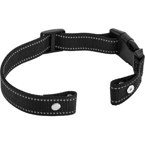 E Collar Replacement Strap Heavy Duty Collar Band Reflective Replacement Nylon Strap Dog GPS Training Bark Receiver Durable Adjustable E Straps for Small Medium Large Dogs