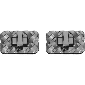 uxcell 2Pcs Twist Turn Lock Clasp, 1.38" x 0.79" Closures Lock Fasteners for Purse Aluminum Alloy Rectangle Bag Closure Clip Hardware Accessories for DIY Handbag Craft, Gold