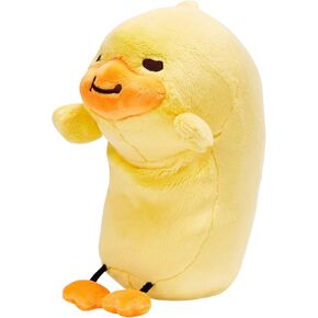 B.Duck Plush Toy Cuddle Duck Cute Stuffed Animals Cozy Posture Support Buddy for Emotional Relaxation for Office, Desk, Family - 9.8 inch