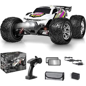 4x4 RC Cars for Adults 48kmh High-Speed - 1:12 Scale Large Waterproof Remote Control Truck, Offroad Electric Monster Car, 2 Batteries 30+ Min Play, All Terrain