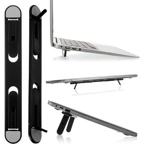 Foldable Keyboard Riser Stand, Self-Adjusting Laptop Feet with Dual Angles Small Computer Stand Portable PP Computer Keyboard Lift for Desk