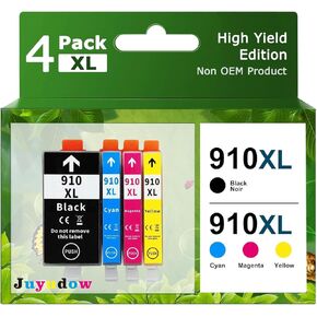 910XL Ink Cartridges for 910 XL Ink Cartridges Combo Pack Replacement for 910 Ink | Works with HP OfficeJet 8010, 8020 Series, HP Office