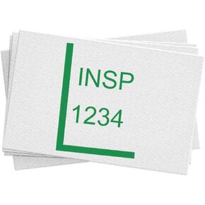Extra Small Self-Inking Lead Inspection Stamp - 1/2 Diameter, Portable & Reusable Inspection Stamp for Rail Inspectors - Ideal for Quick Marking and Control in Inspections