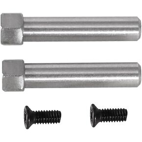 2PCs Stainless Steel Steering Shaft Upgraded Parts Accessories for Hyper Go H14MK H14BM MJX 14209 14210 1/14 RC Car (Steering Shaft)