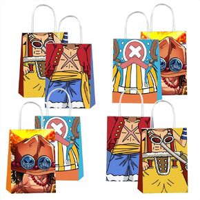TARWEMMQN 12Pcs H-Z-W Birthday Party Decoration Gift Bag,Cartoon Candy Bags for Birthday 2 Styles Party Gift Bags Supplies.
