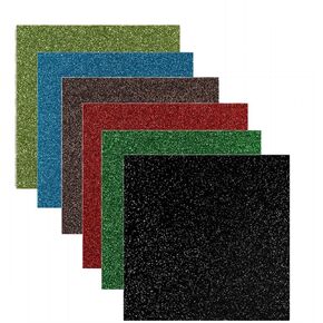 مجموعة صفائح أكريليك لامعة على كلا الجانبين من الألوان المتلألئة 1/8 فراغات أكريليك مصبوبة - صفائح زجاج شبكي لامعة لتصميم فني وصياغة زخارف مهرجان ديكور المنزل بنفسك (4 قطع، 12 بوصة × 12 بوصة) in Kuwait