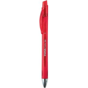 STAPLES Sonix Retractable Gel Pens, Medium Point, Red Ink, 36/Carton (13562-CCVS)