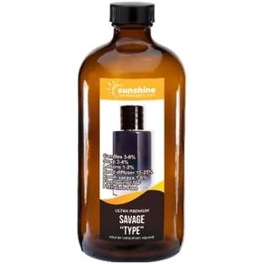 Savage "Type" Ultra Premium Fragrance Oil for Candles, soap and diffusers. 8 oz Bottle