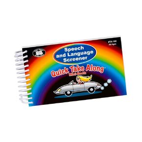 Super Duper Publications | Speech and Language Screener Quick Take Along® Mini-Book | Educational Learning Resource for Children