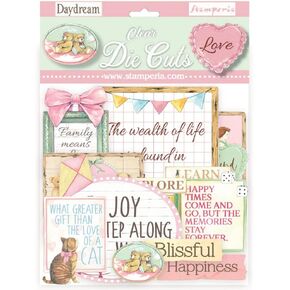 STAMPERIA INTER, KFT DIECUTS Clear Day Dream, Multicoloured