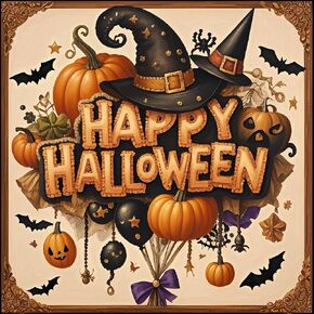 Pumpkin Bat Hat Diamond Art Kits for Adults, 5D Halloween Diamond Painting Kits for Adults Beginners, DIY Full Round Drill Diamond Dot Painting Gem Art Kits for Adult, Home Wall Decor 13.8x13.8 Inch