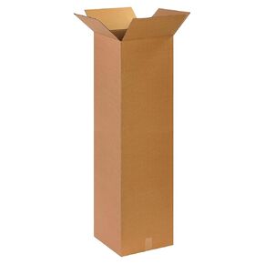 BOXES FAST 14 x 14 x 48 Corrugated Cardboard Boxes, Tall 14"L x 14"W x 48"H, Pack of 10 | Shipping, Packaging, Moving, Storage Box for Home or Business, Strong Wholesale Bulk Boxes