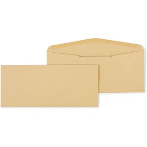 Staples 535153 Kraft Gummed Envelopes #11 Brown 500/Box