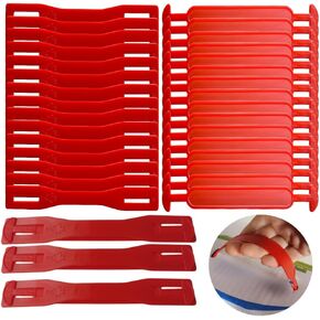Gift Box Handle Plastic Carrying Cardboard Box Milk Carton Grab for Moving Boxes Accessories Cardboard Boxes Luggage Straps Handle, Pack of 100