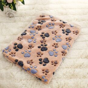 Pet Soft Blankets for Dogs - Fluffy Cats Doggy Blanket for Small Medium & Large Dogs, Cute Print Pet Throw Puppy Blankets Fleece (M, 30 x 20 '')