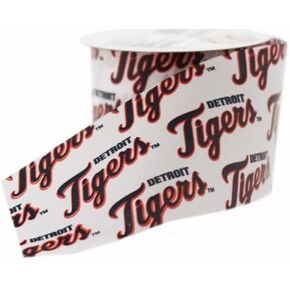 Detroit Ribbon 2-1/2"" Inches by 9-Feet, White