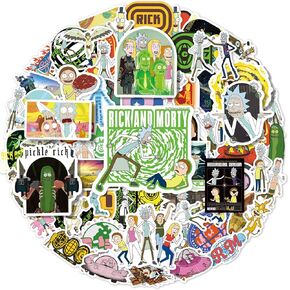 Science Sticker Pack of 50, Waterproof Anime Decals for Laptop, Water Bottles, Skateboards & Cars, Officially Licensed Science Decals for Teens, Adults & Kids (8+ Years) (50PCS)