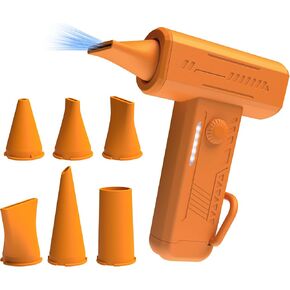 6-Nozzle Cordless Acrylic Paint Pouring Blower | Electric Wireless Airflow Tool for Fluid Art, Dutch Pour, Resin Waves | Perfect for Artists, Crafters & DIY Paint Projects