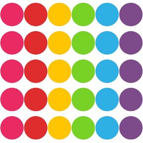 30Pcs Round Floor Sticker for Classroom 6 Inch Markers Dots Self Adhesive Line Up Spots for School Teachers