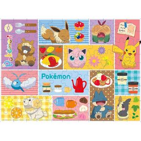 Buffalo Games - Pokemon - Treats - 100 Piece Jigsaw Puzzle for Families -Challenging Puzzle Perfect for Game Nights - Finished Size is 15.00 x 11.00