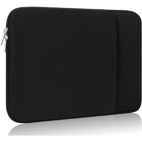 13-Inch Laptop Sleeve Case for 2025-2020 MacBook Air Pro 13.3" 13.6" M4 M3 M2 M1 Chip A3240 A3113 A2681 A2337 A2338 Memory Foam with 2 Pockets Tablet Bag Case Storage Accessories (Black)