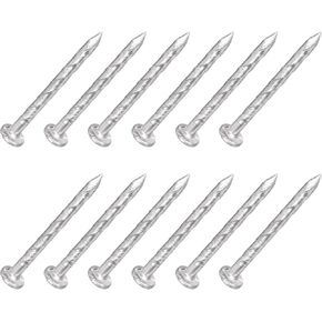 أظافر سطح السياج (41 مم × 3 مم) 100 قطعة، 304 مسمار حلزوني من الفولاذ المقاوم للصدأ - لإصلاح المنزل، الجدار، الأرضية، فضي in Kuwait