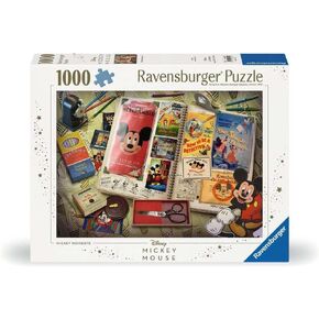 Ravensburger 1950 Mickey Moments 1000 Piece Jigsaw Puzzle | Unique and Engaging Jigsaw | Softclick Technology Ideal Gift for Puzzle Enthusiasts and Disney Fans