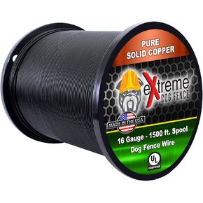 Extreme Dog Fence 16 Gauge Wire 1500 Ft - Heavy Duty Pet Containment Wire Compatible with Every In-Ground Fence System for Dogs - Heavy Duty Hybrid Extra Strength Steel…
