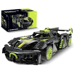 1:14 Hypercar Building Set for Adults, Sport Car Building Blocks, Motor Enthusiasts’ Gift, Vehicle Racing Car for Boys and Girls Age 8 9 10 11 12 13 14(910PCS-Non-motorized Version)