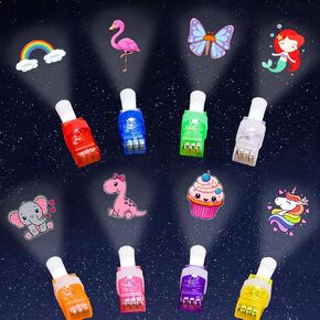 32PCS LED Finger Lights Girls Party Favors for Girls Birthday Goodie Bags Stuffers Butterfly Candy Elephant Pink Dinosaur Party Classroom Prizes Pinata Goodie Bag Stuffers Gifts