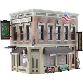 WOODLAND SCENICS BR5024 Built/Ready Corner Emporium HO WOOU5024