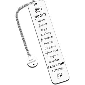 Iron 6th Anniversary for Her Him Iron Gifts for 6th Anniversary 6 Year Wedding Anniversarys Bookmarks for Women Men Couples Husband Wife Aniversario Birthday Gift