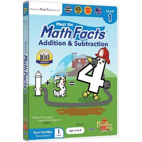 Meet the Math Facts Addition & Subtraction Level 1 DVD