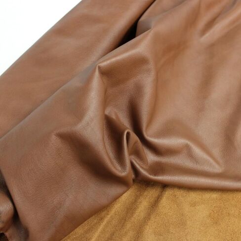 ArtisanCowhides Soft Natural Grain Smooth Cowhide Leather Skins for Crafts Projects– Nappa Cognac 40 SqFt - 2.5 oz - 3 oz (1.0 to 1.2mm) in Saudi Arabia