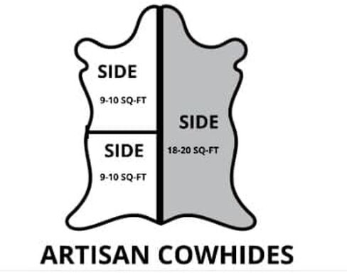 ArtisanCowhides Soft Natural Grain Smooth Cowhide Leather Skins for Crafts Projects– Nappa Cognac 40 SqFt - 2.5 oz - 3 oz (1.0 to 1.2mm) in Saudi Arabia